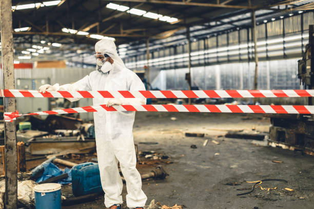 Professional Trauma Scene Cleanup technician working in Mattoon, WI